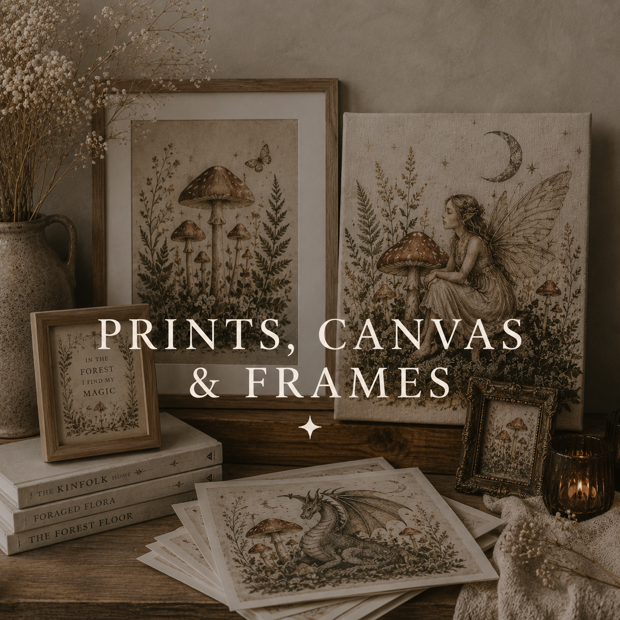 PRINTS CANVAS FRAMES
