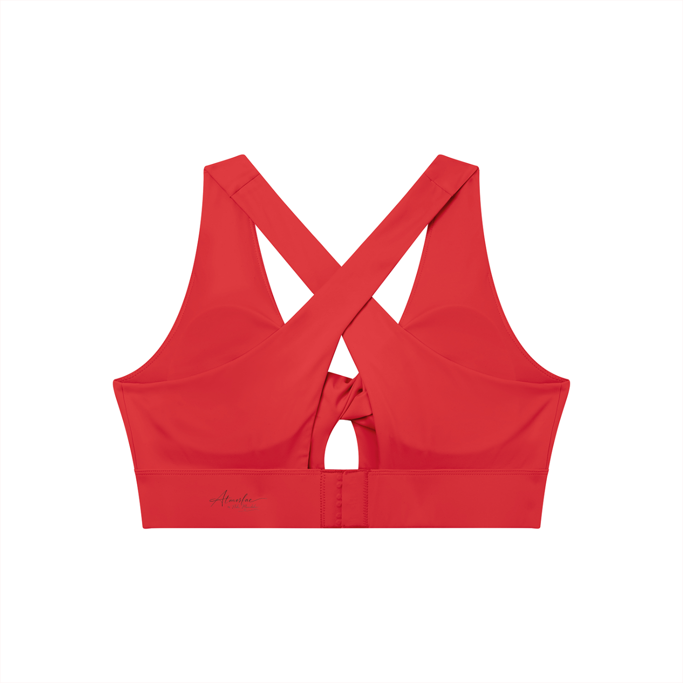 ATMOSFAE Twist Front V-Neck Sports Bra