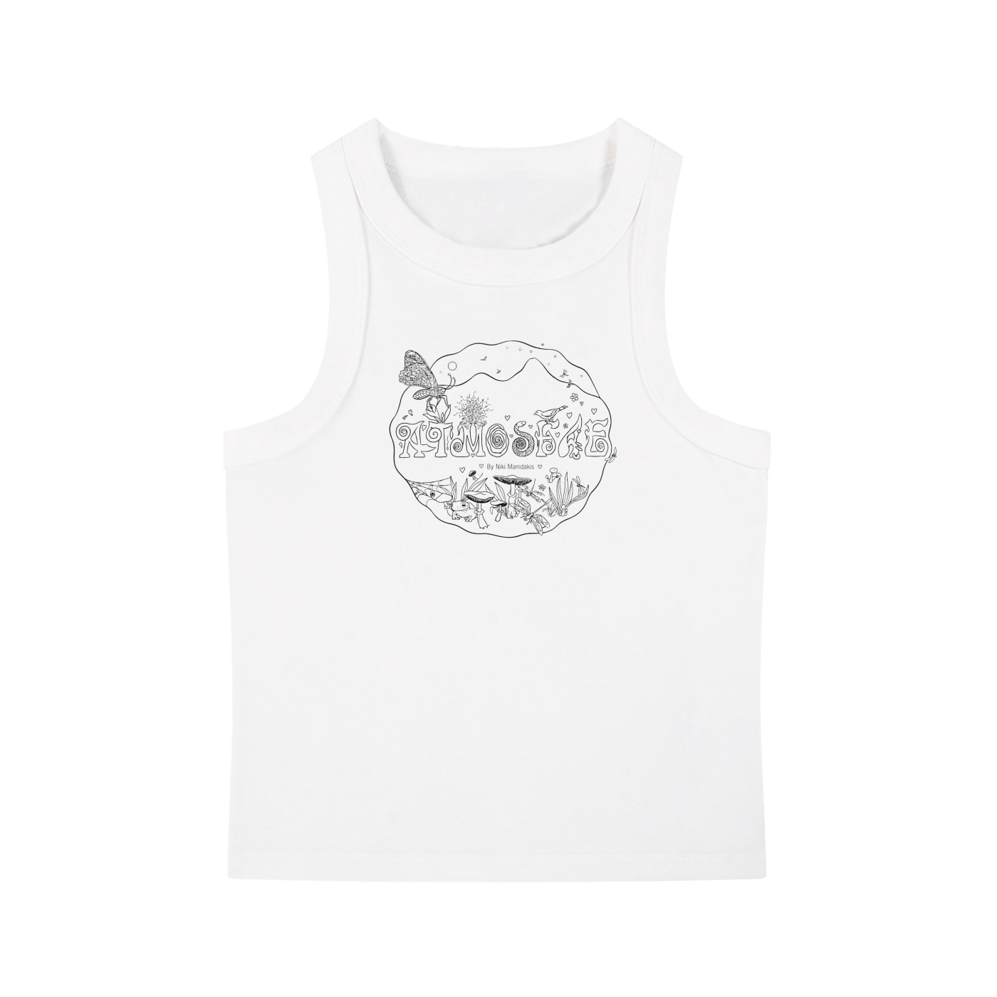 ATMOSFAE Snow Washed Tank Top