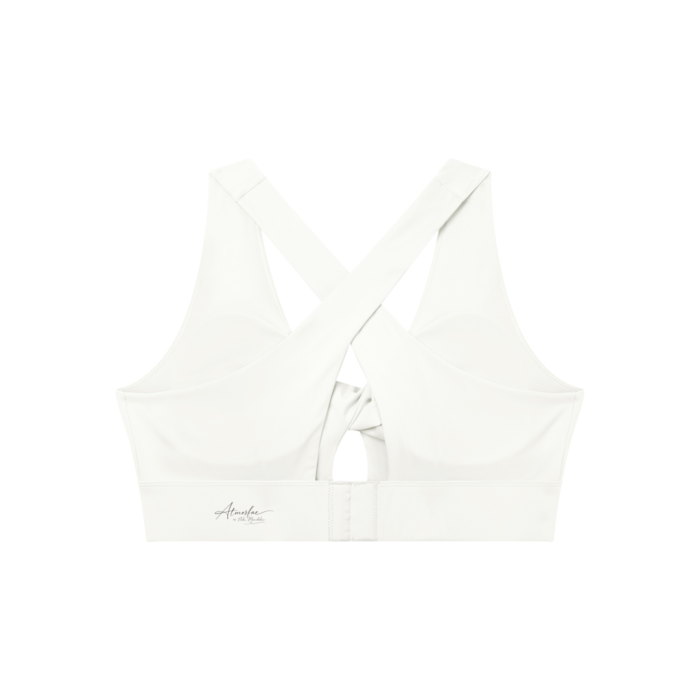 ATMOSFAE Twist Front V-Neck Sports Bra