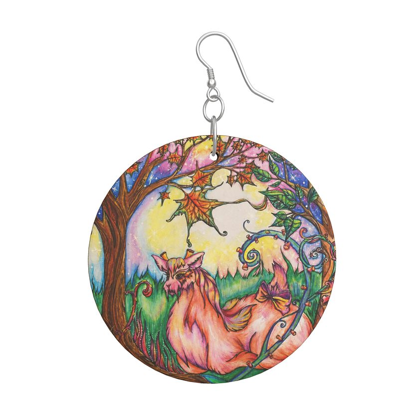 FRUSHKA Wooden Earrings Organic