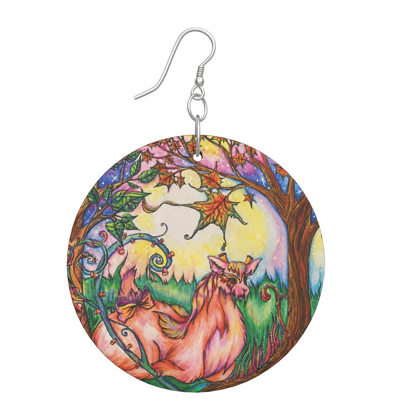 FRUSHKA Wooden Earrings Organic