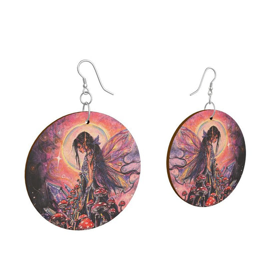 TO KILL A FAERIE Wooden Earrings