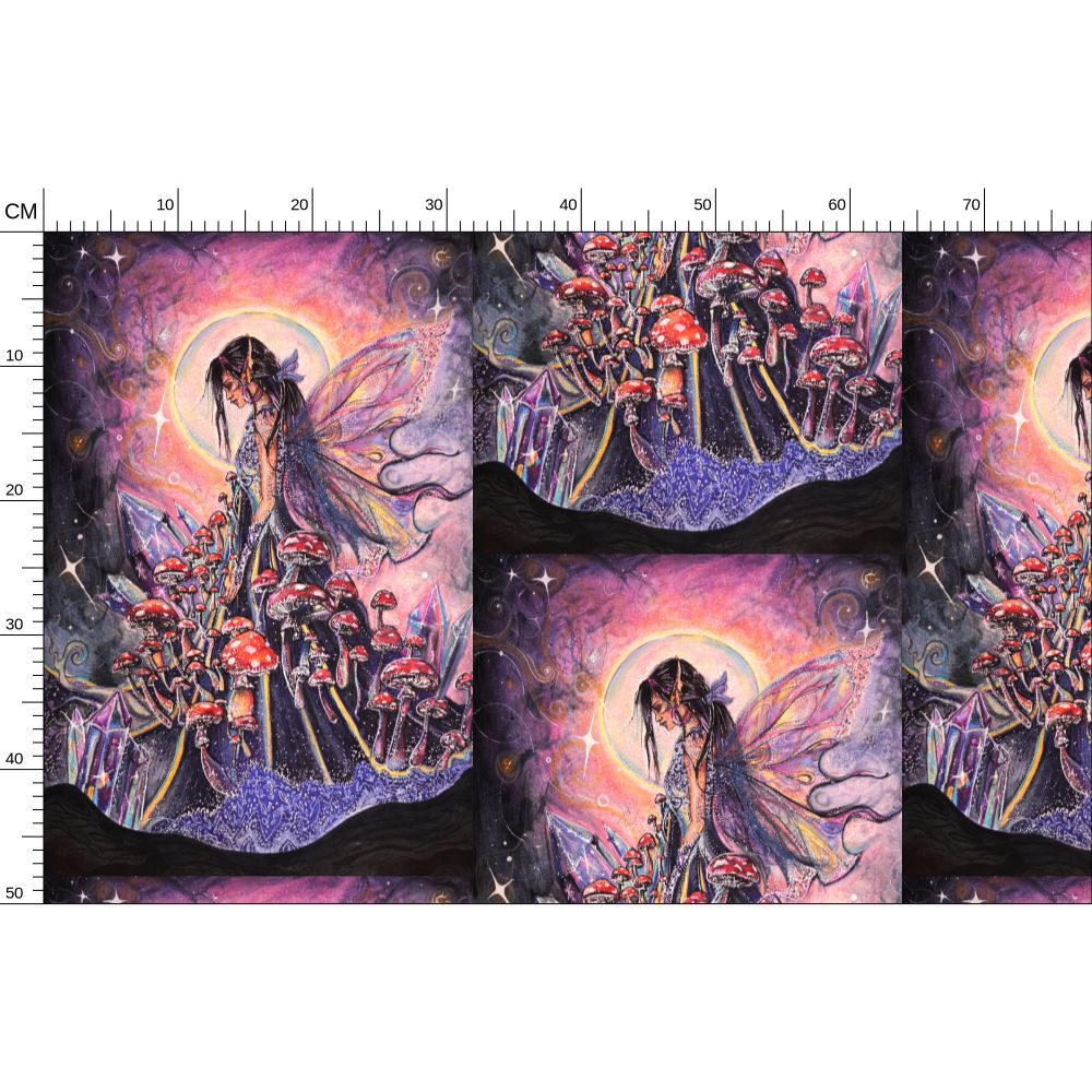 TO KILL A FAERIE Repeat Pattern Fabric