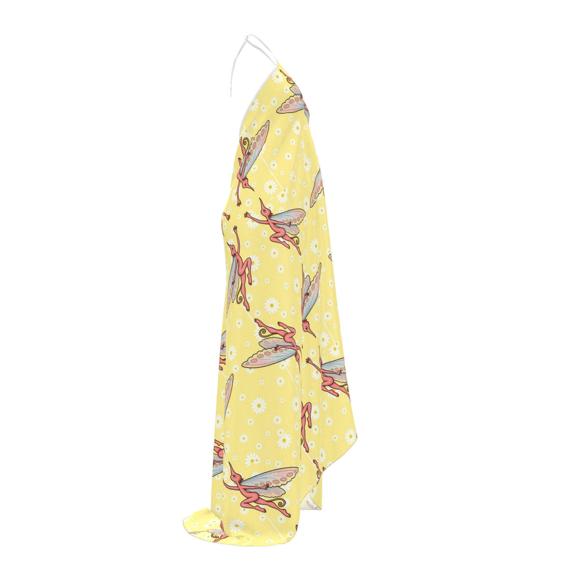SPIRIT SPRITE DAISY | 100% SILK | Halterneck Backless Dress
