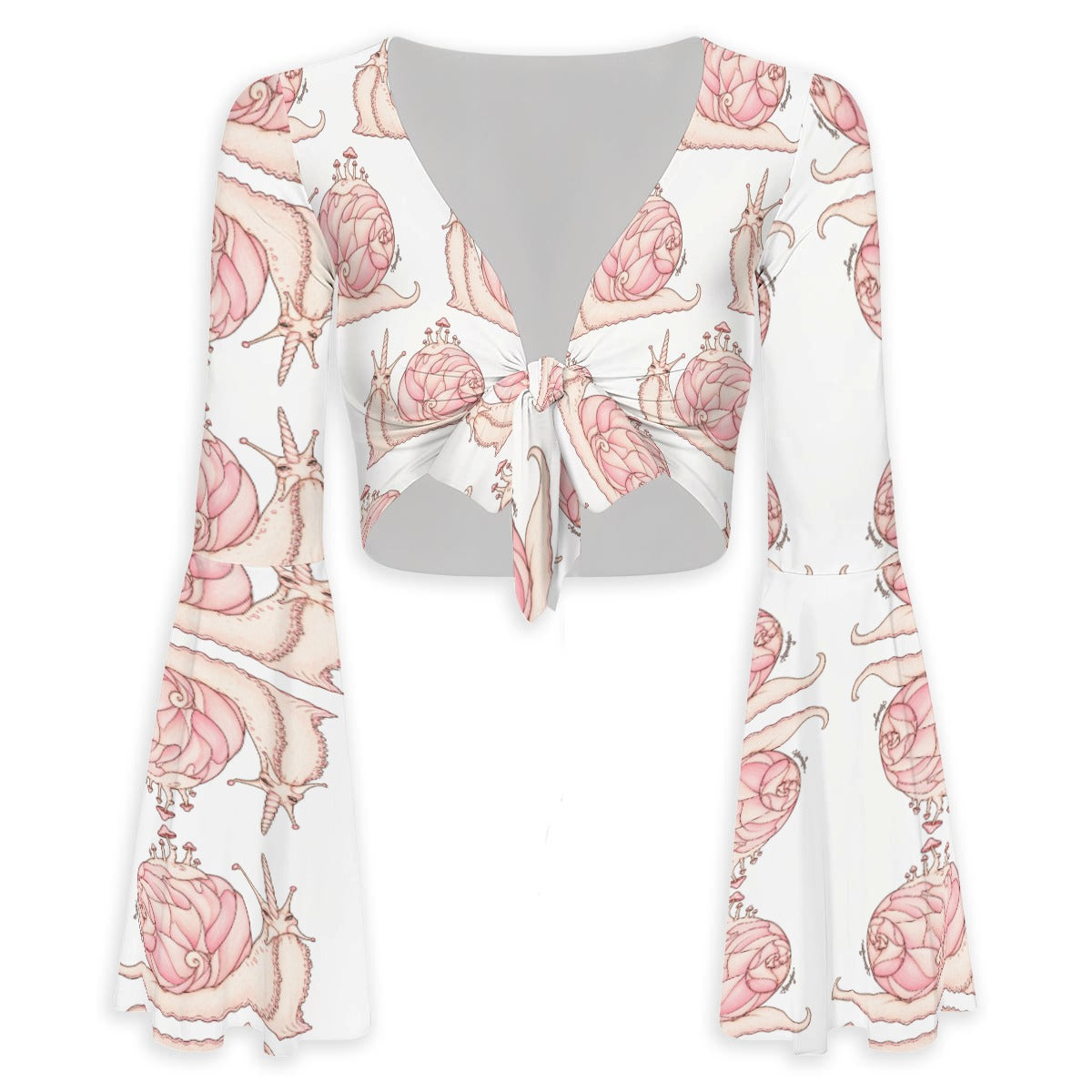 MYCELUNE | cotton Bell Sleeve top