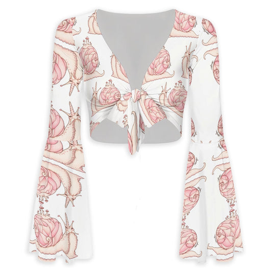 MYCELUNE | cotton Bell Sleeve top