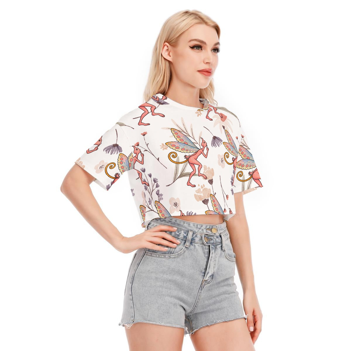 SPIRIT SPRITE | Women's Cropped T-shirt | Cotton