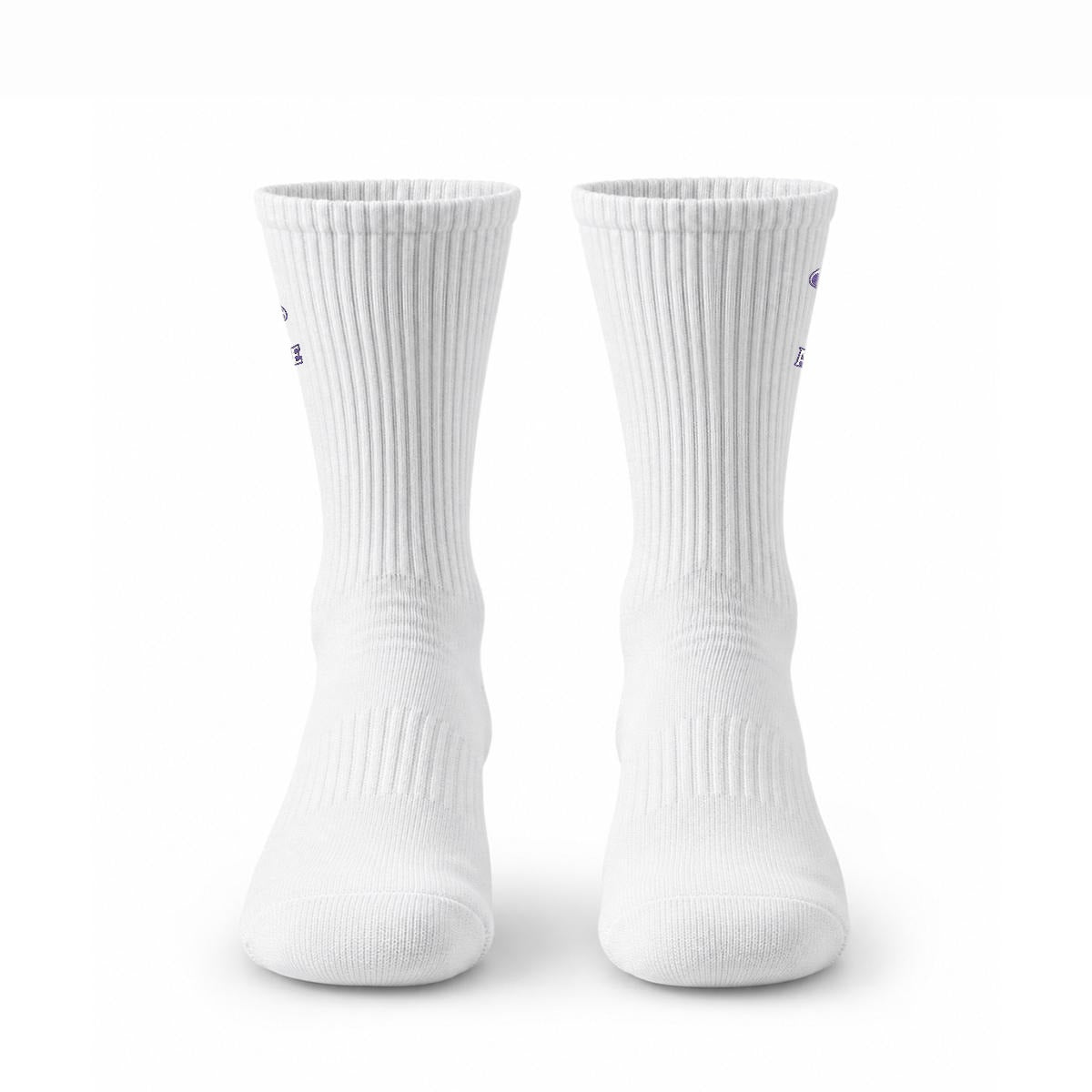 skeleton Mushroom Embroidery Sports Socks|Cotton