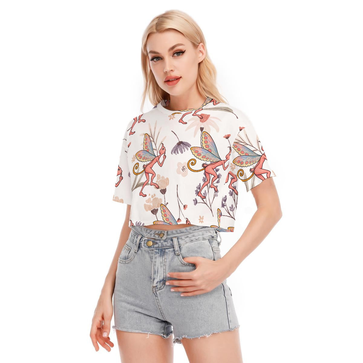 SPIRIT SPRITE | Women's Cropped T-shirt | Cotton