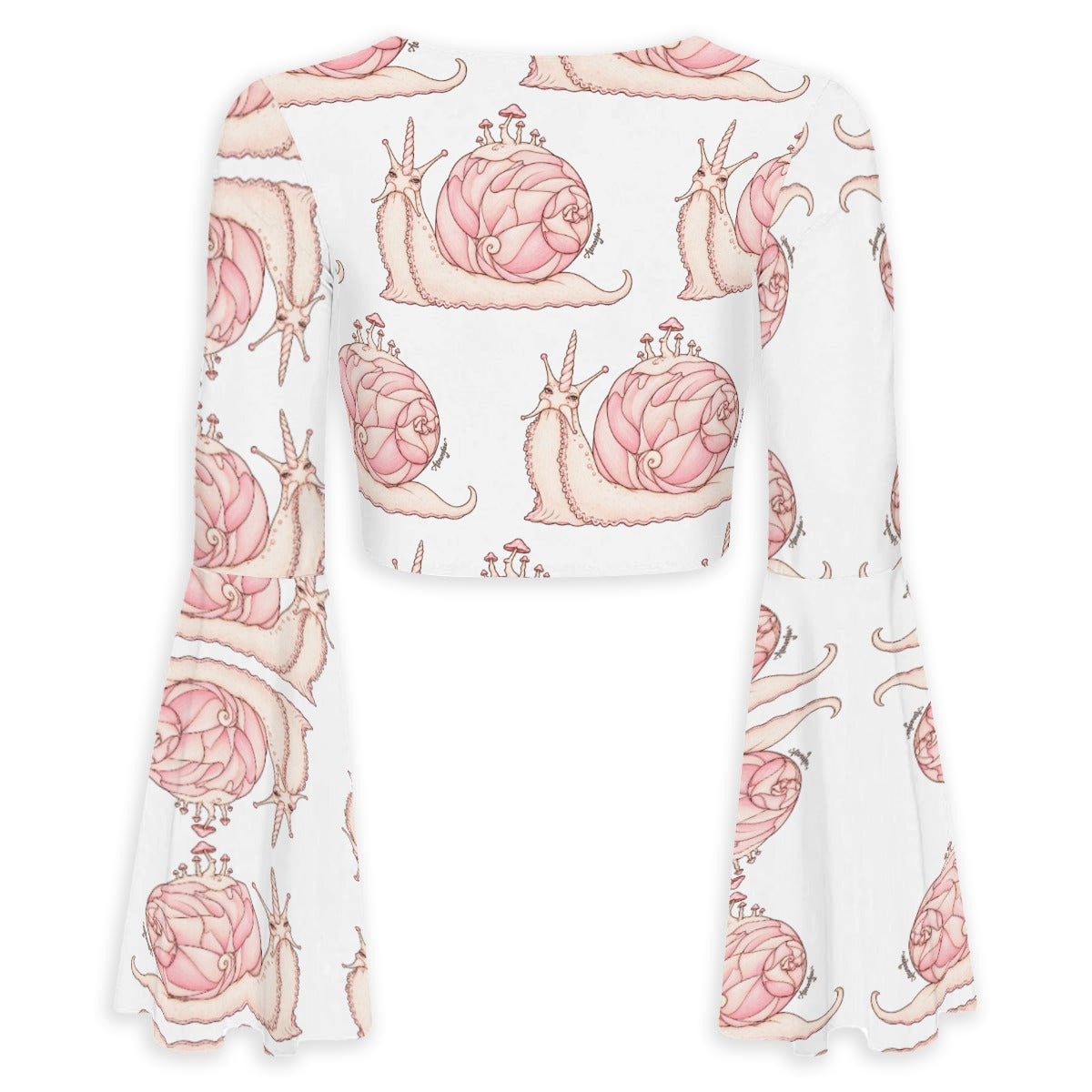 MYCELUNE | cotton Bell Sleeve top
