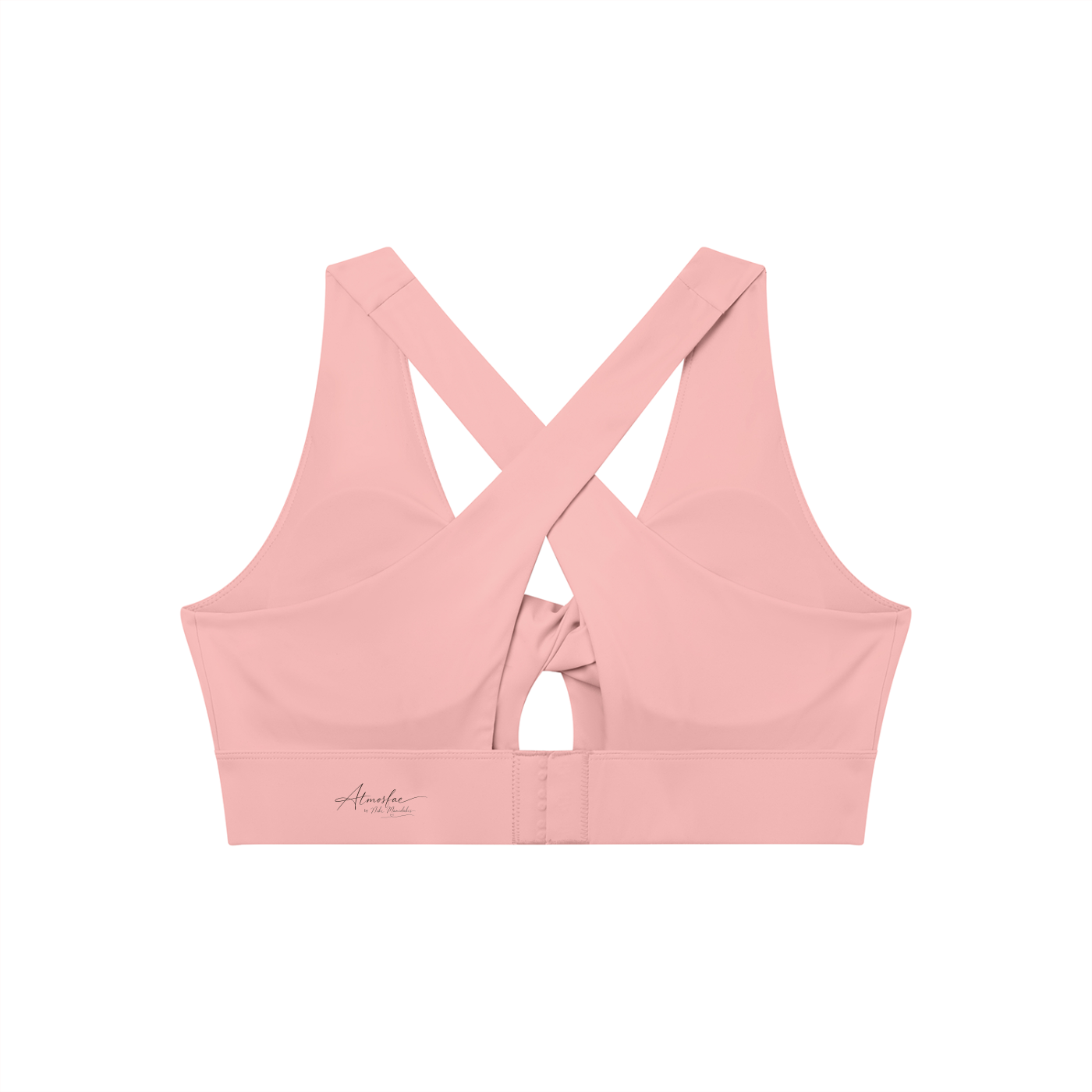 ATMOSFAE Twist Front V-Neck Sports Bra