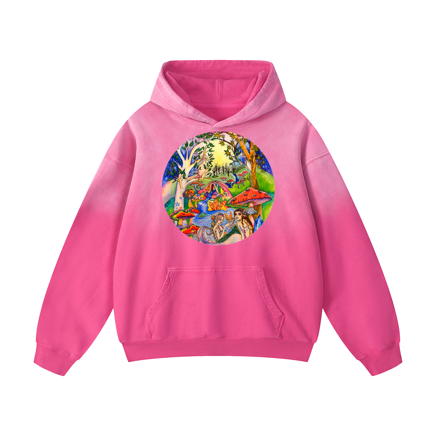 MYCORA Heavyweight Sunfade Oversized Hoodie
