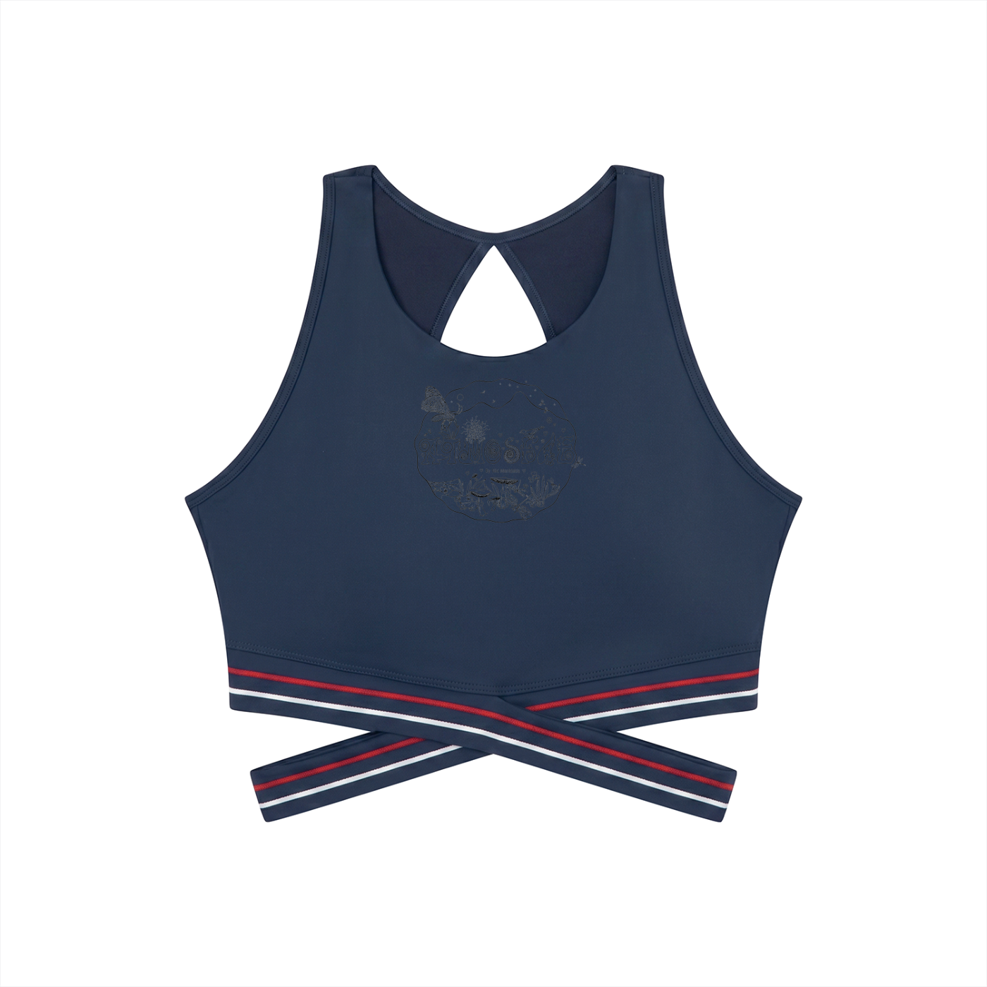 ATMOSFAE Criss-Cross Band Sports Bra