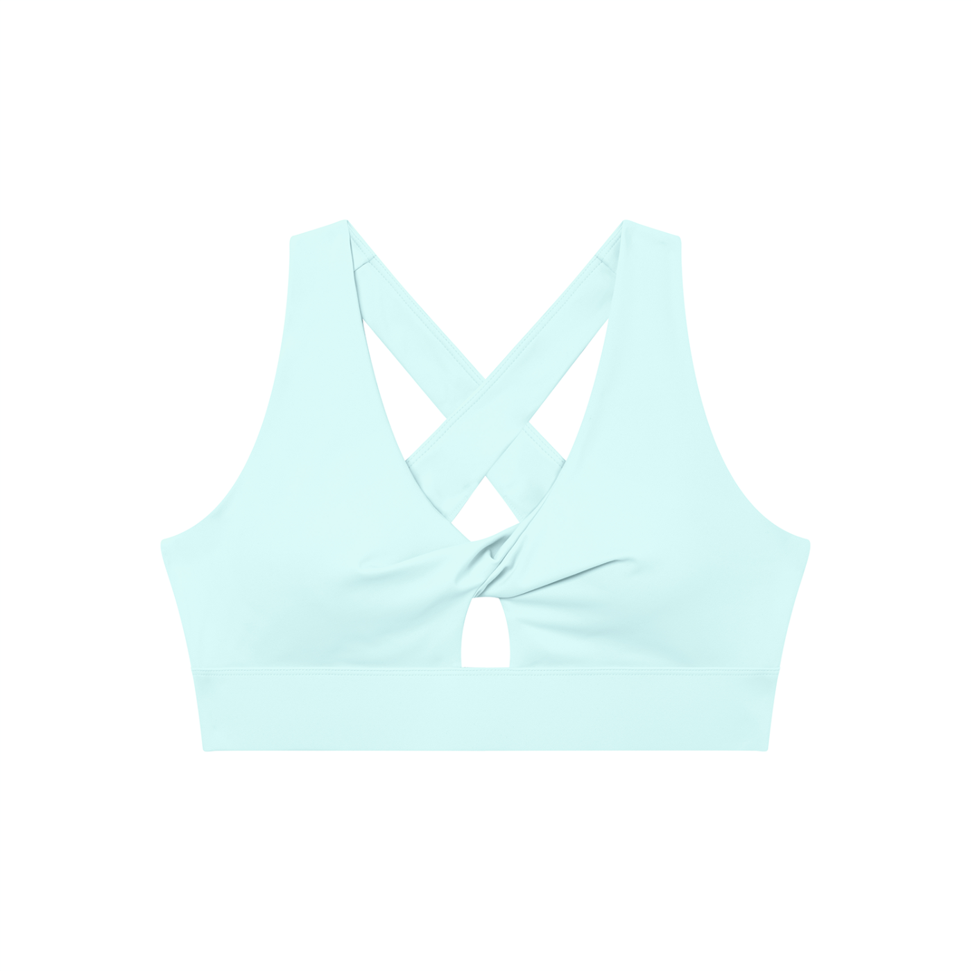 ATMOSFAE Twist Front V-Neck Sports Bra