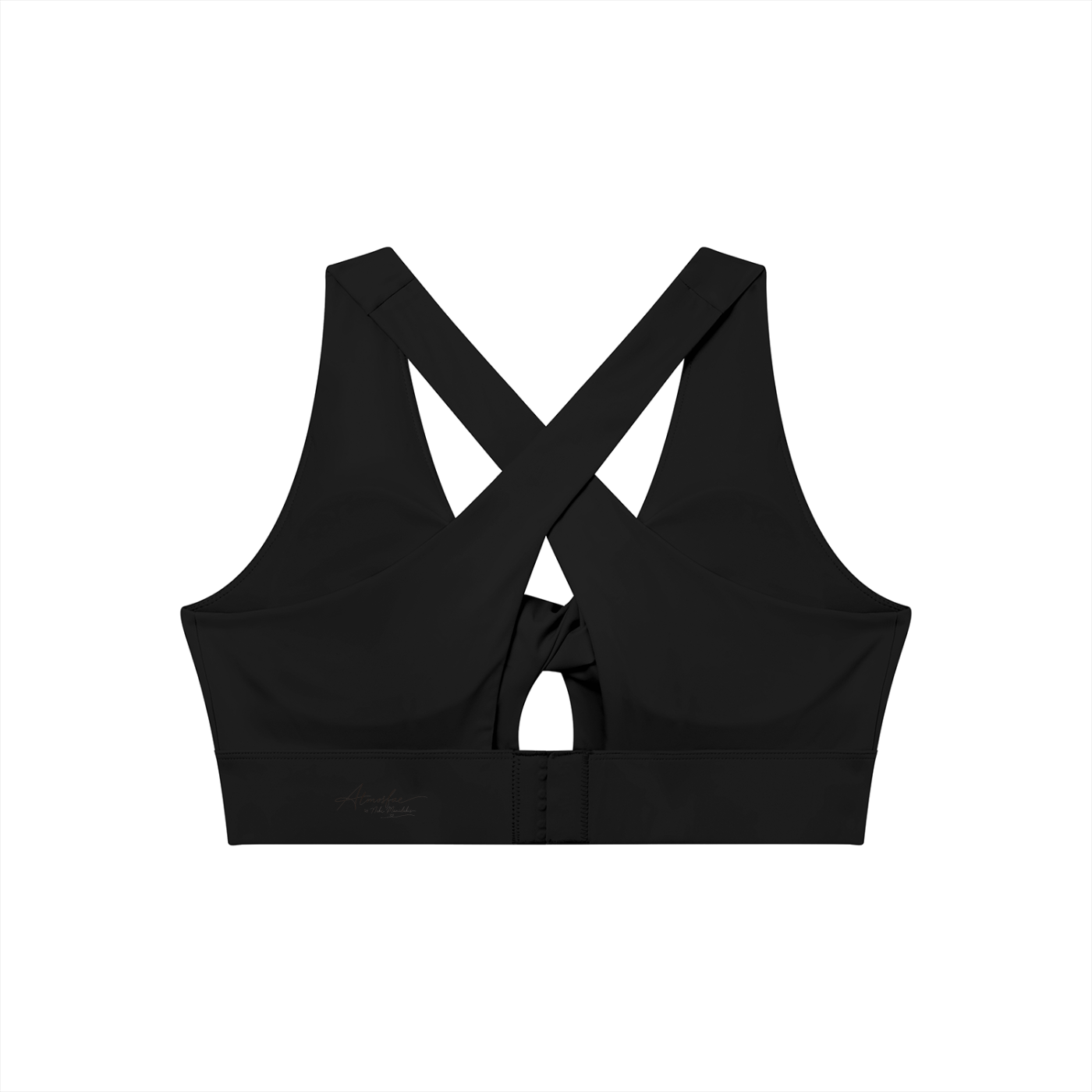 ATMOSFAE Twist Front V-Neck Sports Bra
