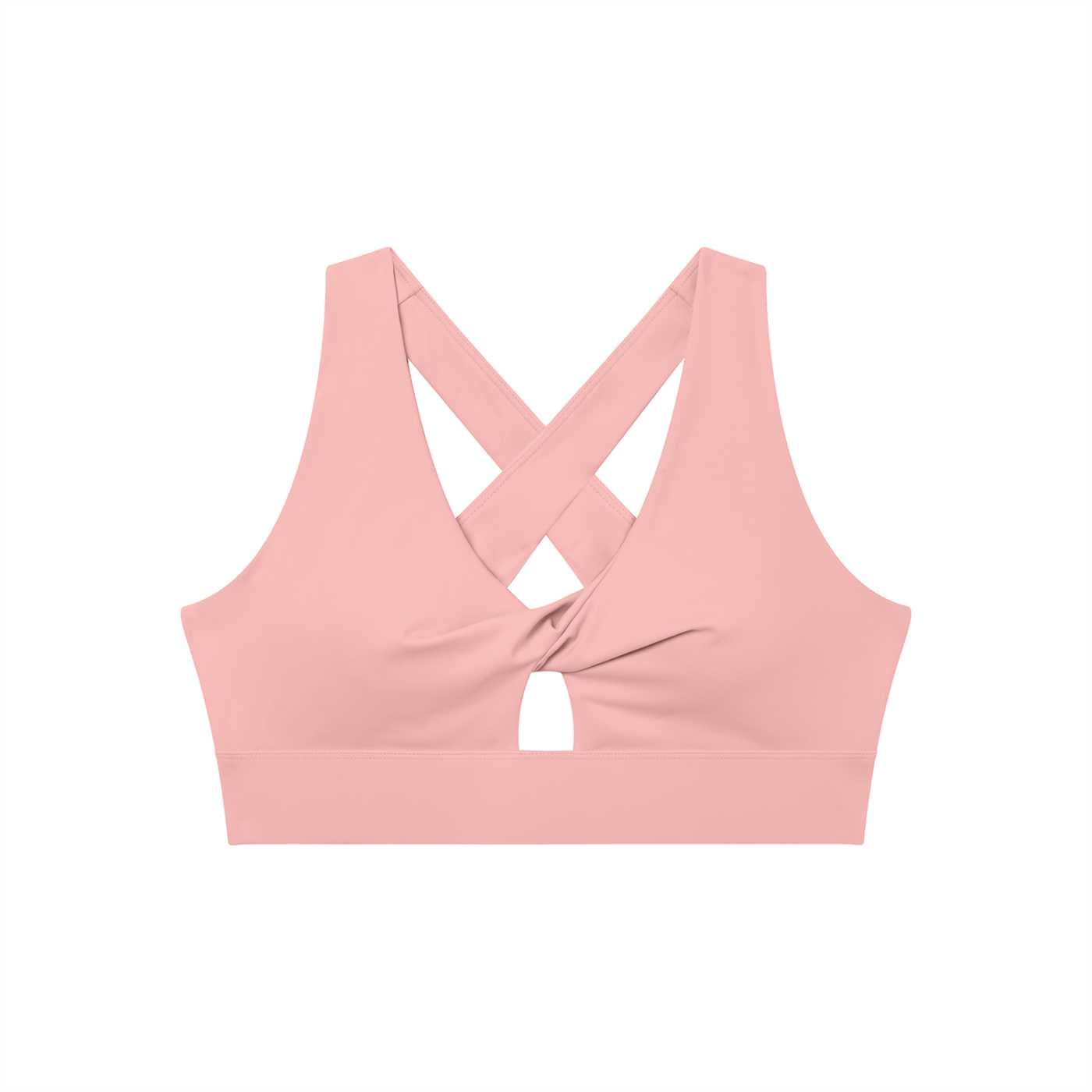 ATMOSFAE Twist Front V-Neck Sports Bra