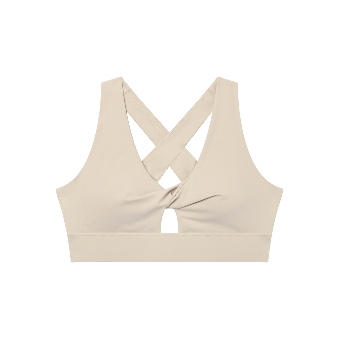 ATMOSFAE Twist Front V-Neck Sports Bra