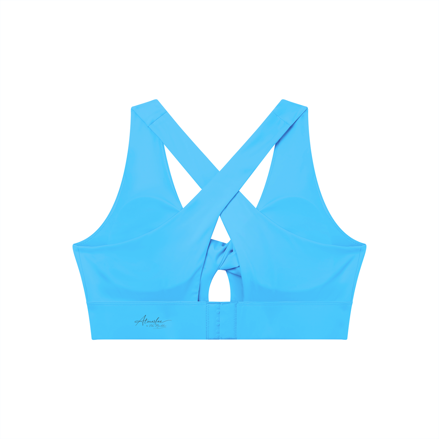 ATMOSFAE Twist Front V-Neck Sports Bra