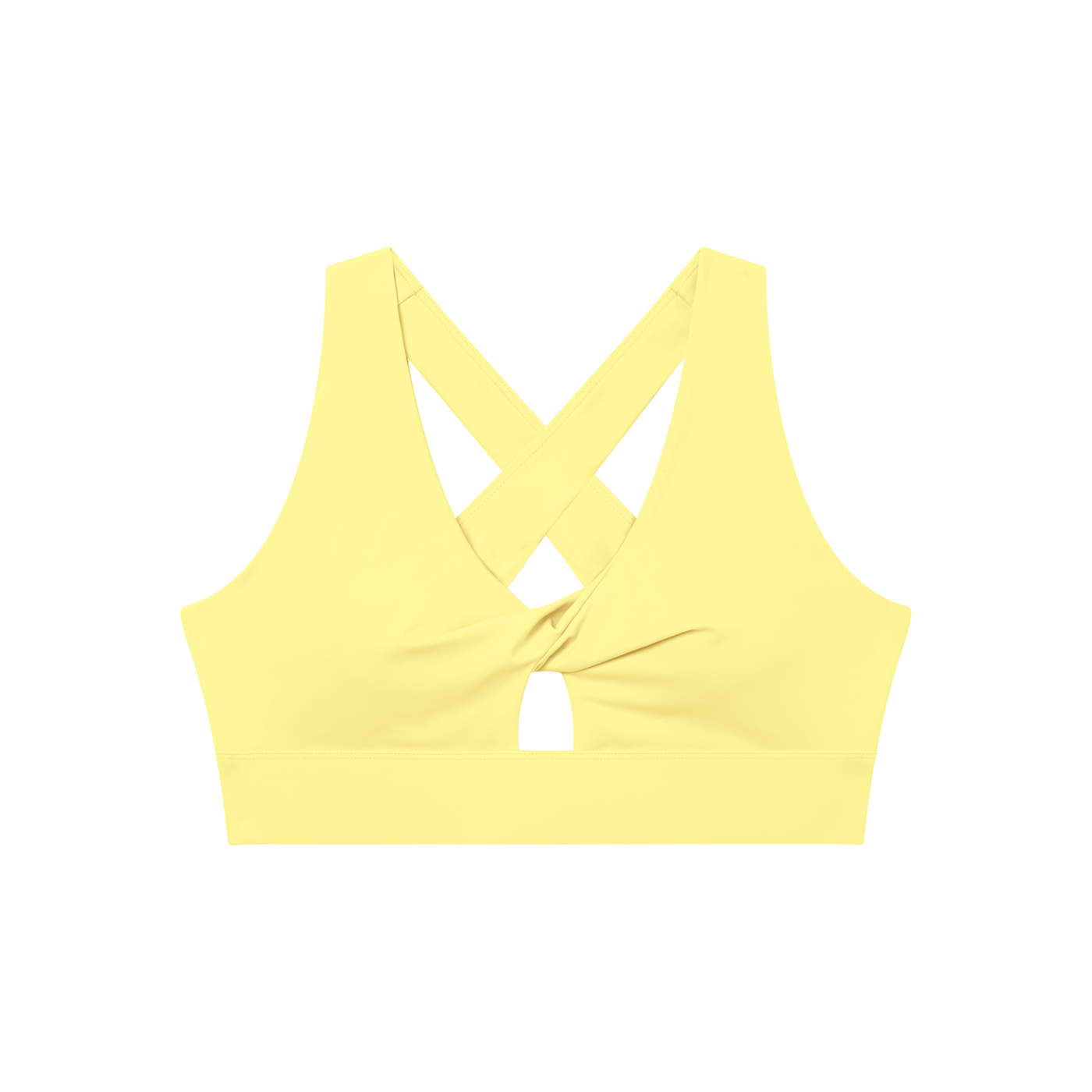 ATMOSFAE Twist Front V-Neck Sports Bra