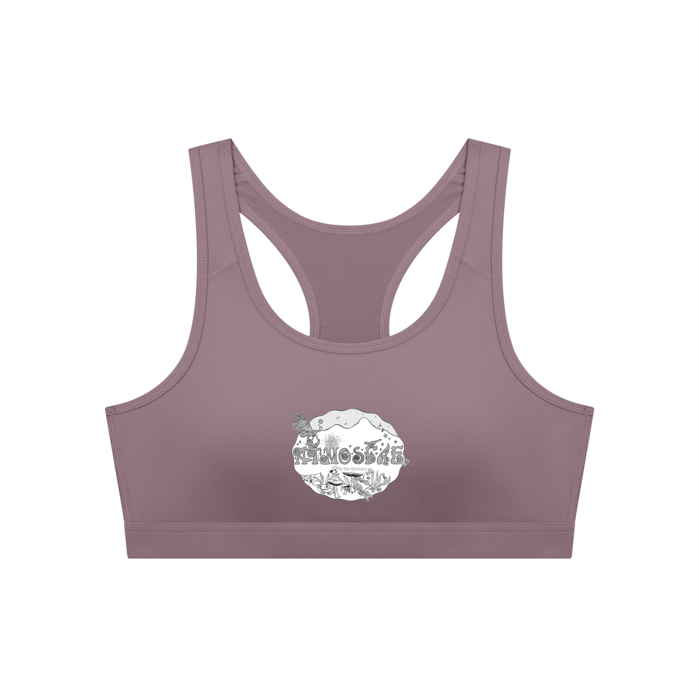 ATMOSFAE Women's Cropped Sports Bra