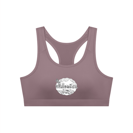 ATMOSFAE Women's Cropped Sports Bra