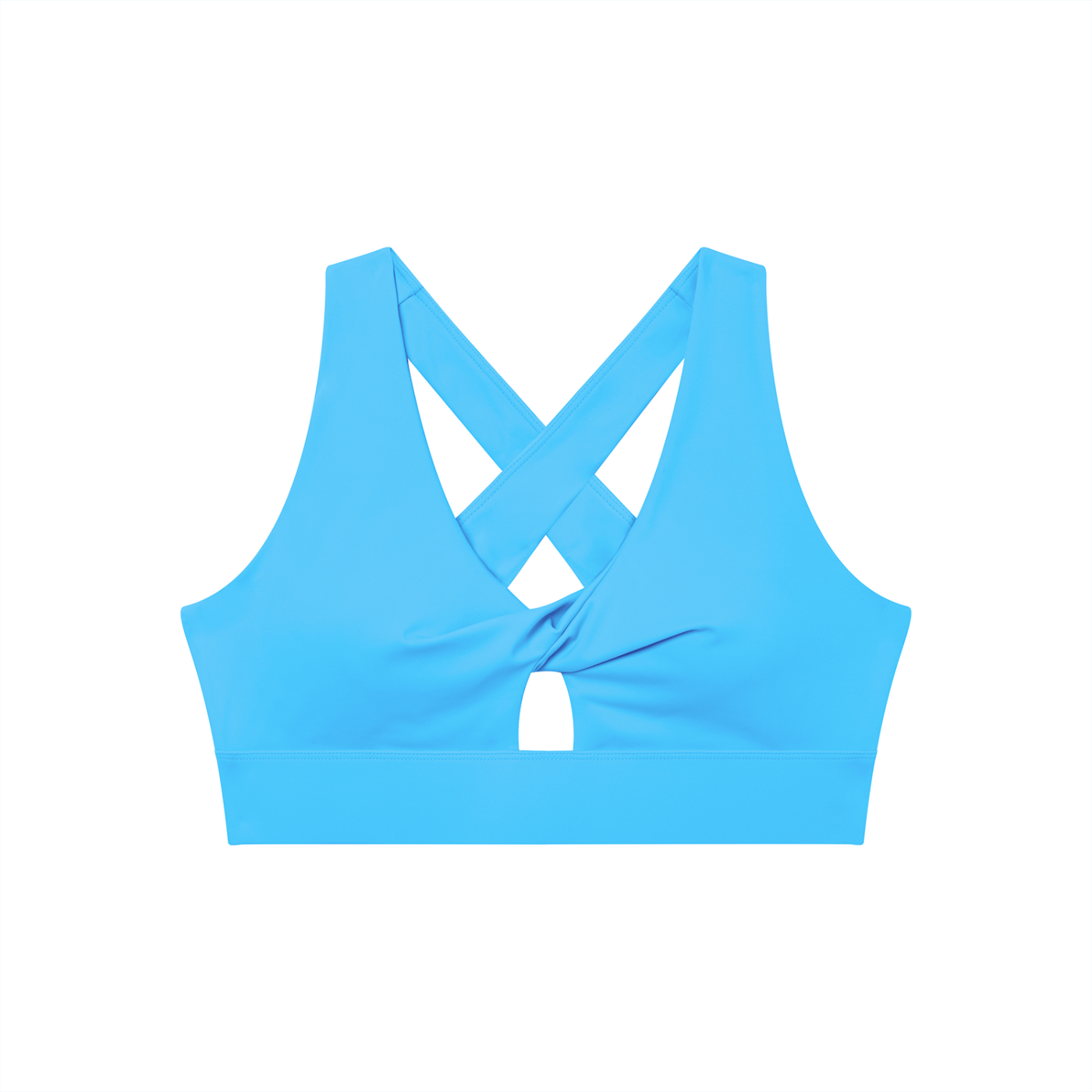 ATMOSFAE Twist Front V-Neck Sports Bra
