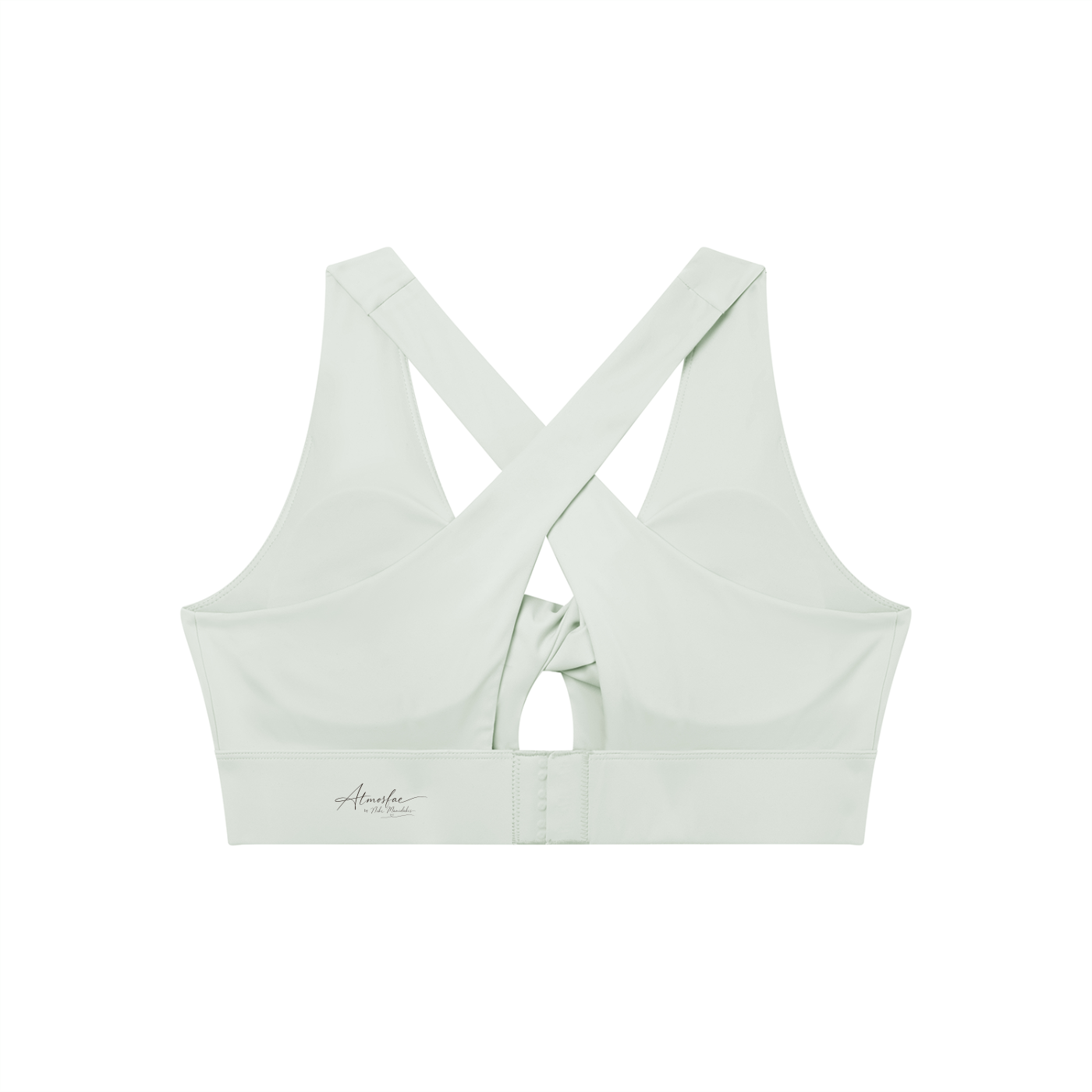 ATMOSFAE Twist Front V-Neck Sports Bra
