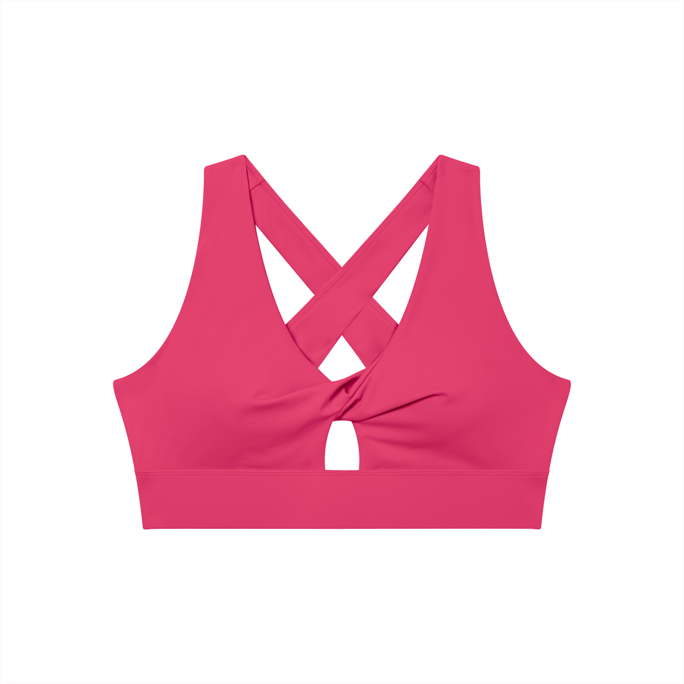 ATMOSFAE Twist Front V-Neck Sports Bra
