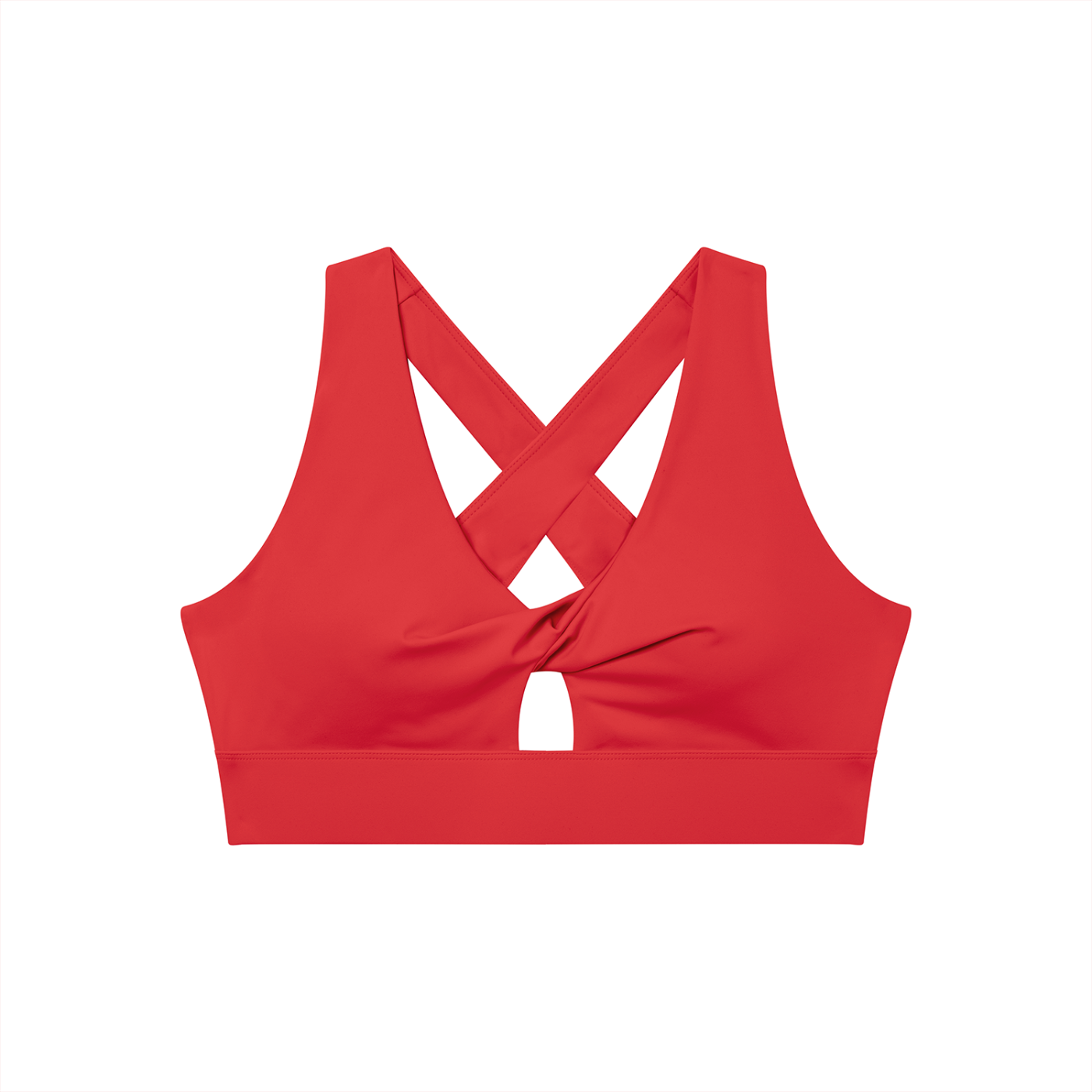 ATMOSFAE Twist Front V-Neck Sports Bra