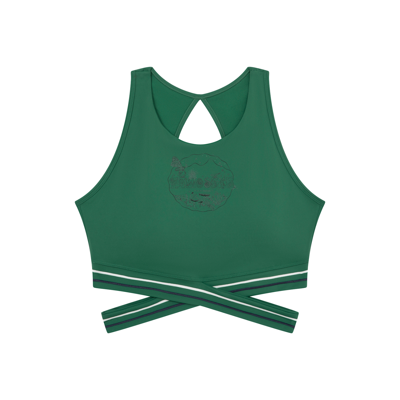 ATMOSFAE Criss-Cross Band Sports Bra