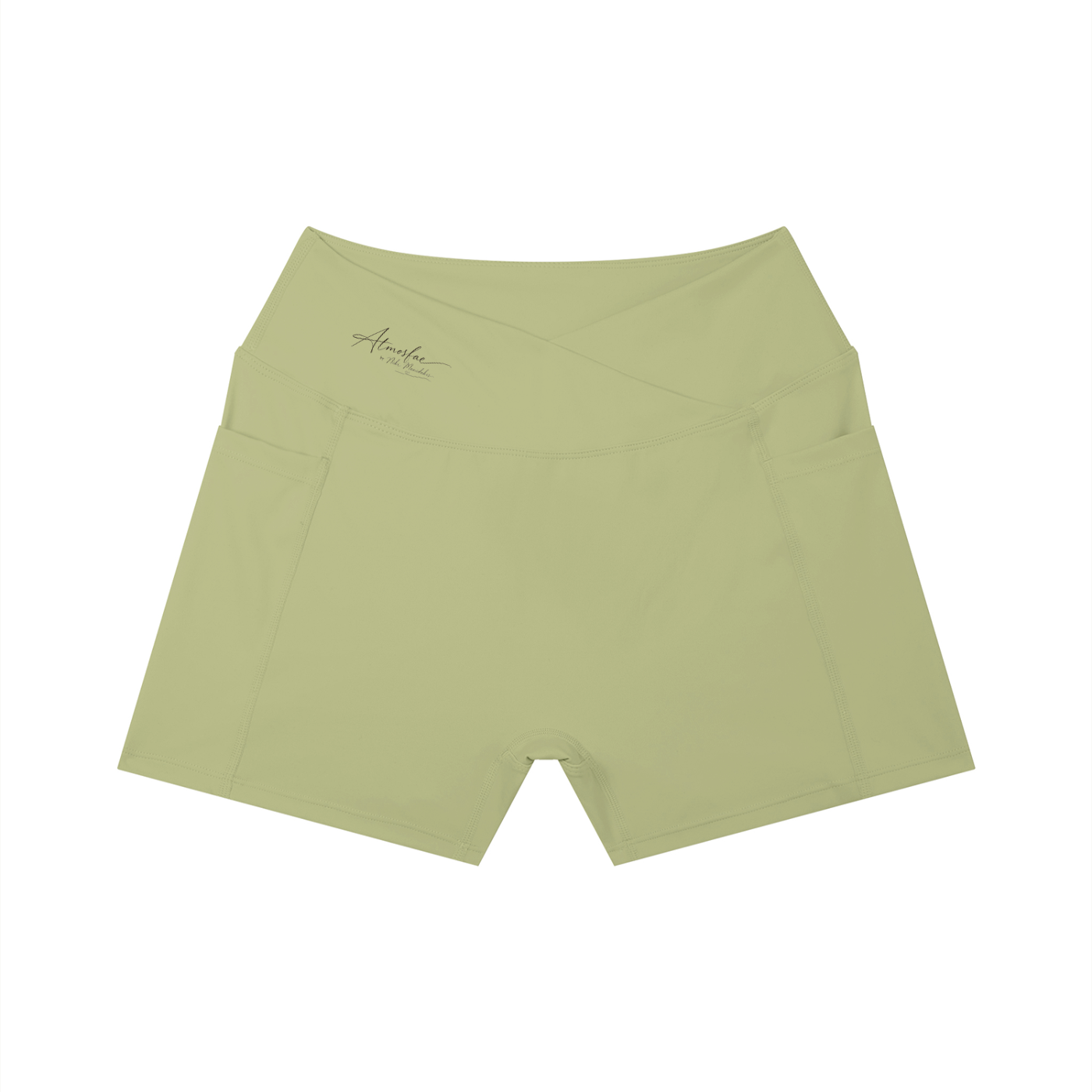 ATMOSFAE High Rise Pocket Yoga Shorts