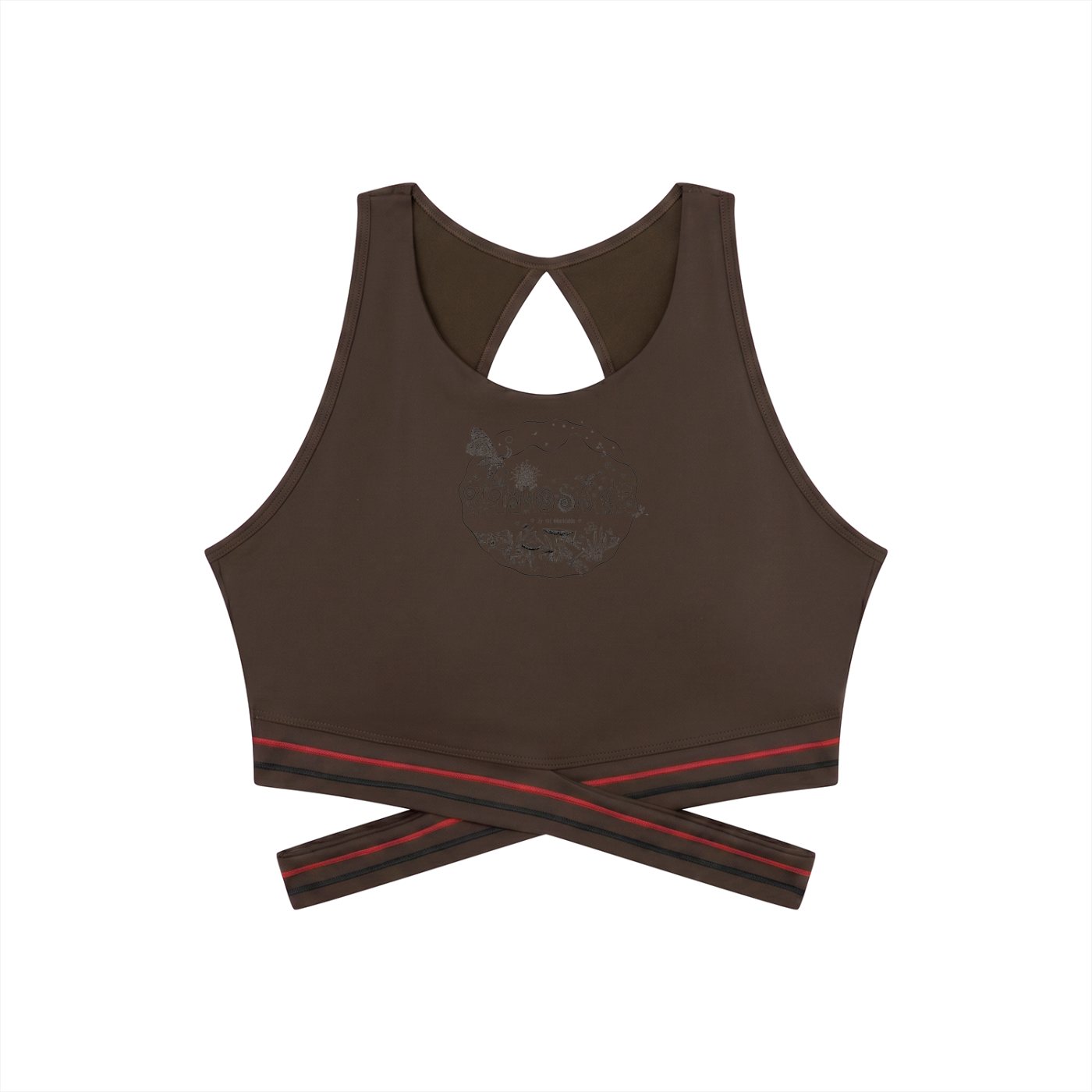 ATMOSFAE Criss-Cross Band Sports Bra
