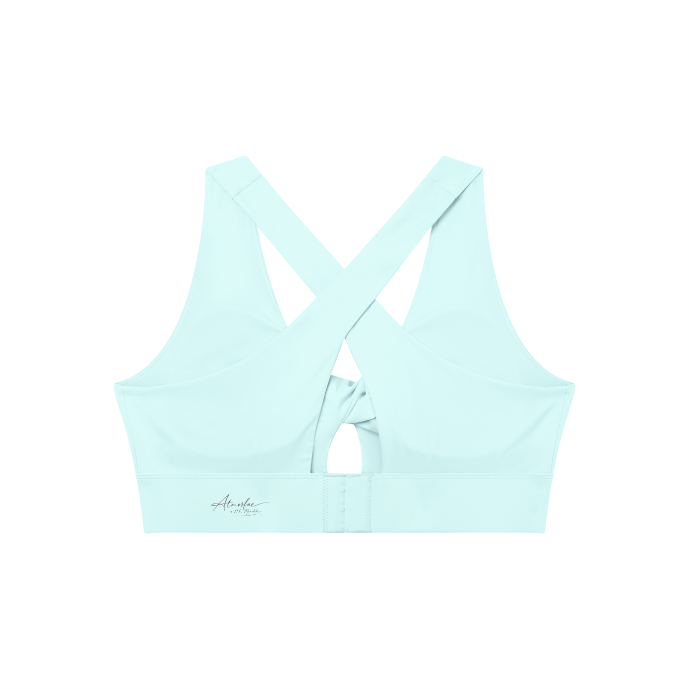 ATMOSFAE Twist Front V-Neck Sports Bra